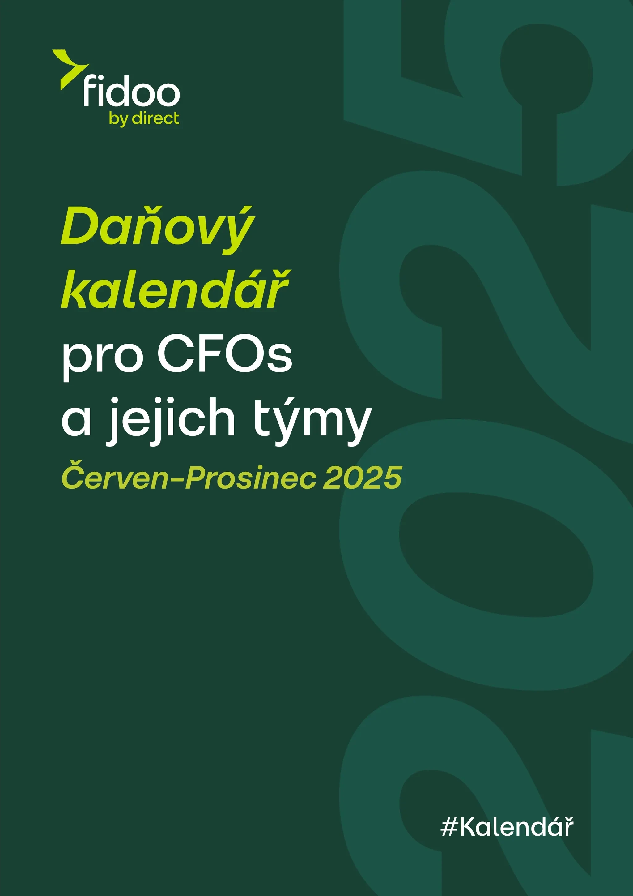 Získejte přehledný daňový kalendář pro druhé pololetí 2025