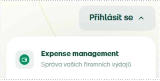 Přihlášení do webové aplikace