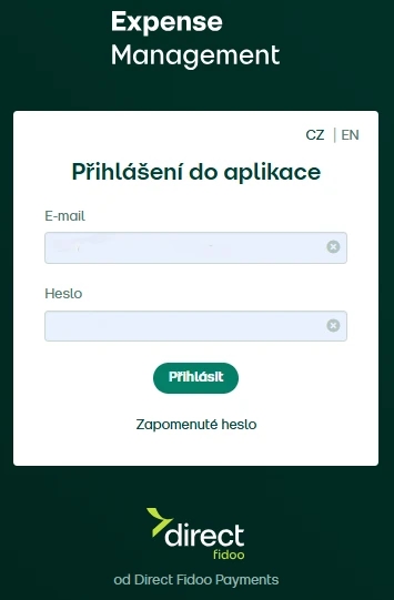 Zadejte e-mail a heslo