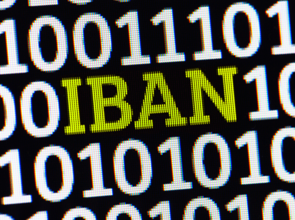 Ilustrační obrázek s IBAN