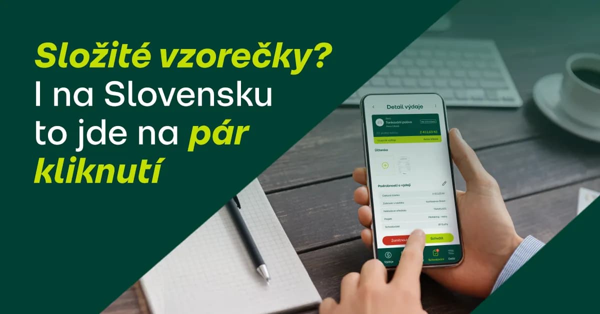 Složité vzorečky? I na Slovensku to jde na pár kliknutí
