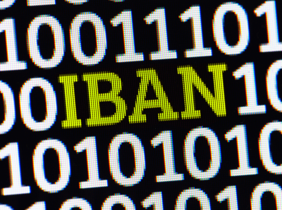 Ilustrační obrázek s IBAN