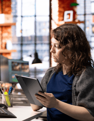 Účetní pracující s daty