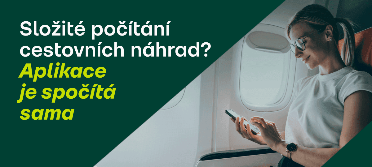 Složité počítání cestovních náhrad? Aplikace je spočítá sama
